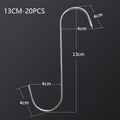20-Pack Stainless Steel S-Hooks for Smoking, BBQ & Butchering