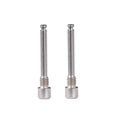 Brake Titanium Bolt Pin Inserts Screw Screw Titanium Bolts 1 Pair 2-4N.M Bicycle Disc Hot New Quality Material Oasis Select Silver