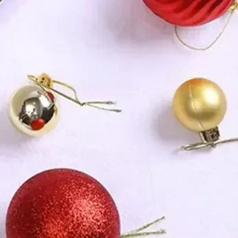 Christmas Balls Decorative Balls Blue Gray Orange (As Pictures Show) High Quality Practical Quality Is Guaranteed Oasis Select
