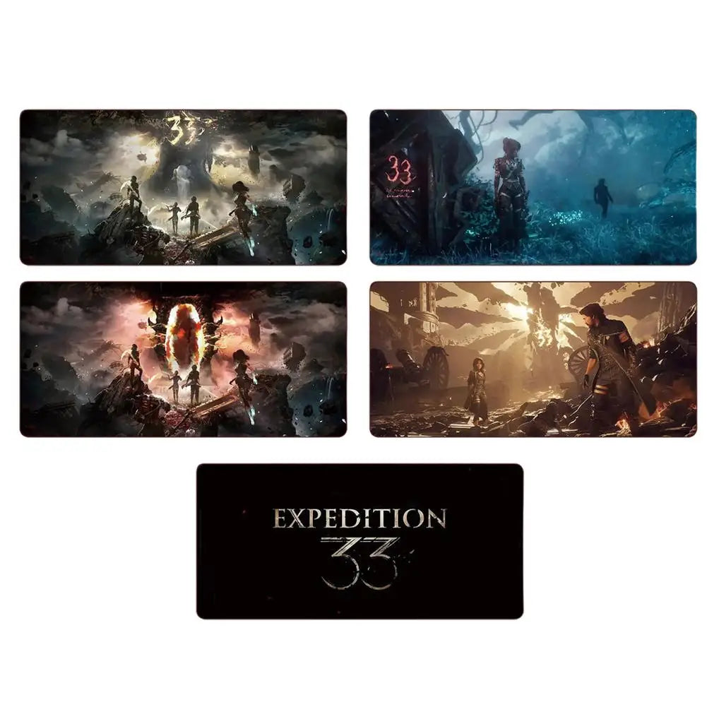 Hot Game Clair Obscur Expedition 33 gamer Keyboard Mouse Mat 30*80/30*60cm Large Gamer Mousepad PC Desk Mat Gaming Accessories Oasis Select