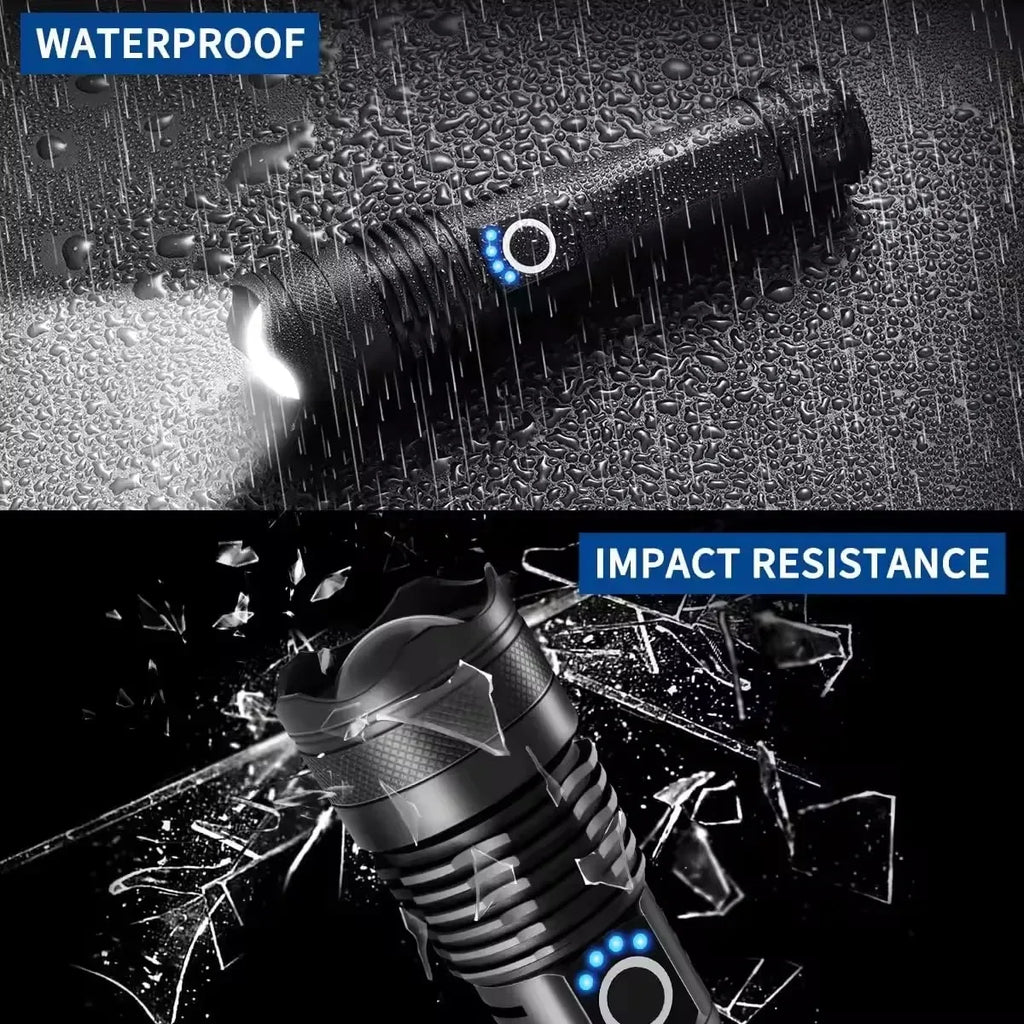ESMARTER X71 LED Torch USB Rechargeable Zoomable Waterproof