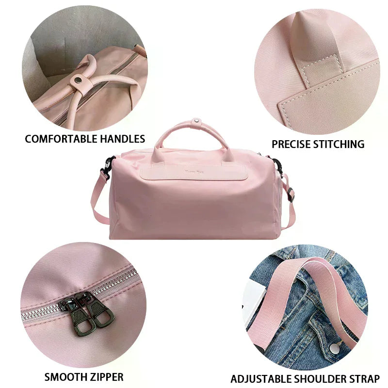 Women's Waterproof Gym Yoga Bag – Large Capacity Duffel Gym Duffel Bag Oasis Select