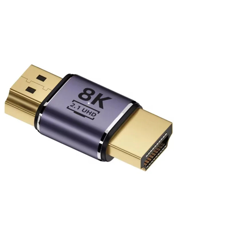 8K HDMI2.1 Cable Adapter micro mini hdmi to HDMI 2.1 Converter 48Gpbs 8K60HZ 4K120HZ for HDTV Projector PS4 PS5 Laptop PC Oasis Select