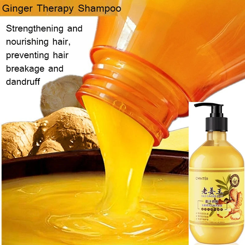 Ginger King Shampoo 500ml Soft and Balanced Smooth Hair Mask Hydrating Moisturizing Wash Kit Oasis Select