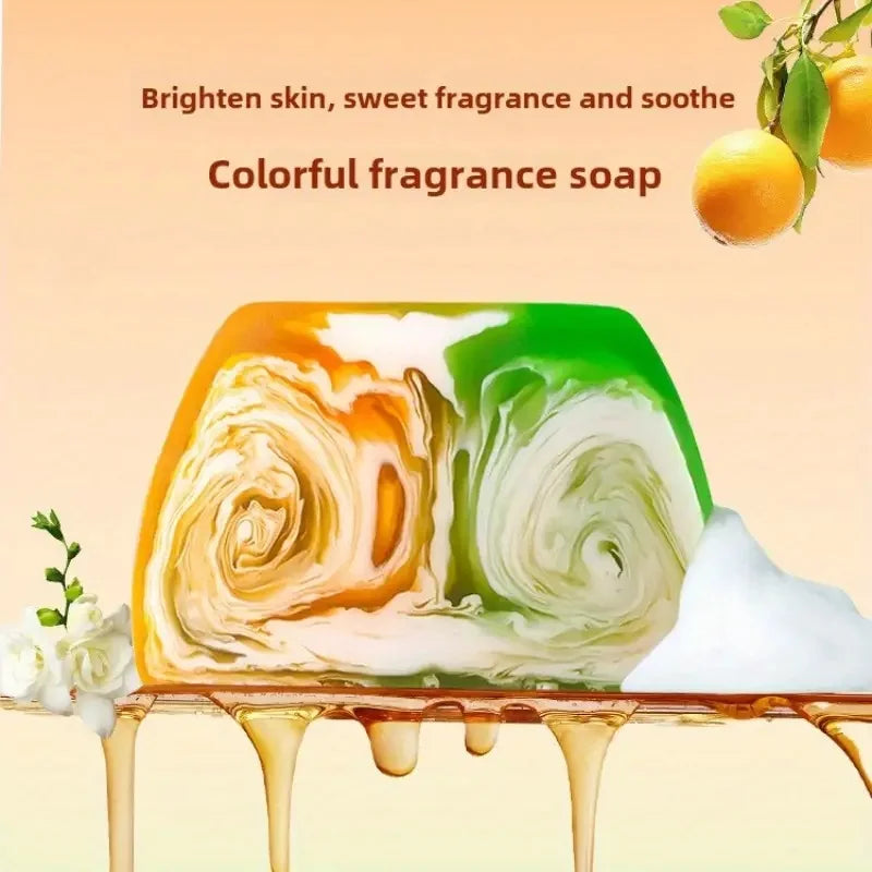 Shea Butter Orange Blossom Essential Oil Soap, Colorful Mist, Gentle Cleansing Makeup Remover, Body Bath, Hydration Moisturizin Oasis Select Default Title
