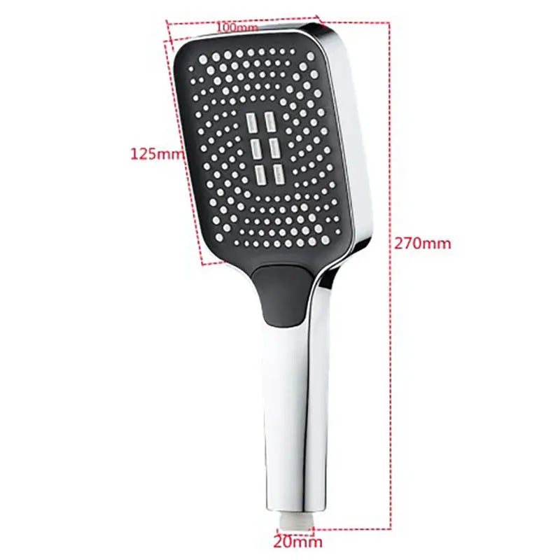 Adjustable Shower Head 3 Mode Rainfall Shower Large Flow Showerhead High Pressure Water Saving Shower Mixer Bathroom Accessories Oasis Select