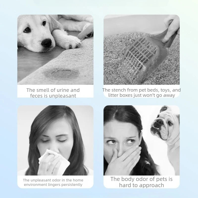 1PC Pet Deodorant Spray Antibacterial Urine Odor Remover Enzyme Decomposition Freshener for Cats and Dogs Pet Supplies Oasis Select