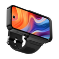 Smartwatch Android 12.0 Min Smart Watch Phone 2000Mah Battery 800W HD Dual Camera Amoled GPS WIFI NFC Video Call Sim Card Slot Oasis Select Black 4GB 64GB