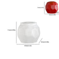 DIY Diamond-Cut Pear & Apple Scented Candle Silicone Mold Aromatherapy Plaster Fruit Resin Casting Mold Oasis Select B