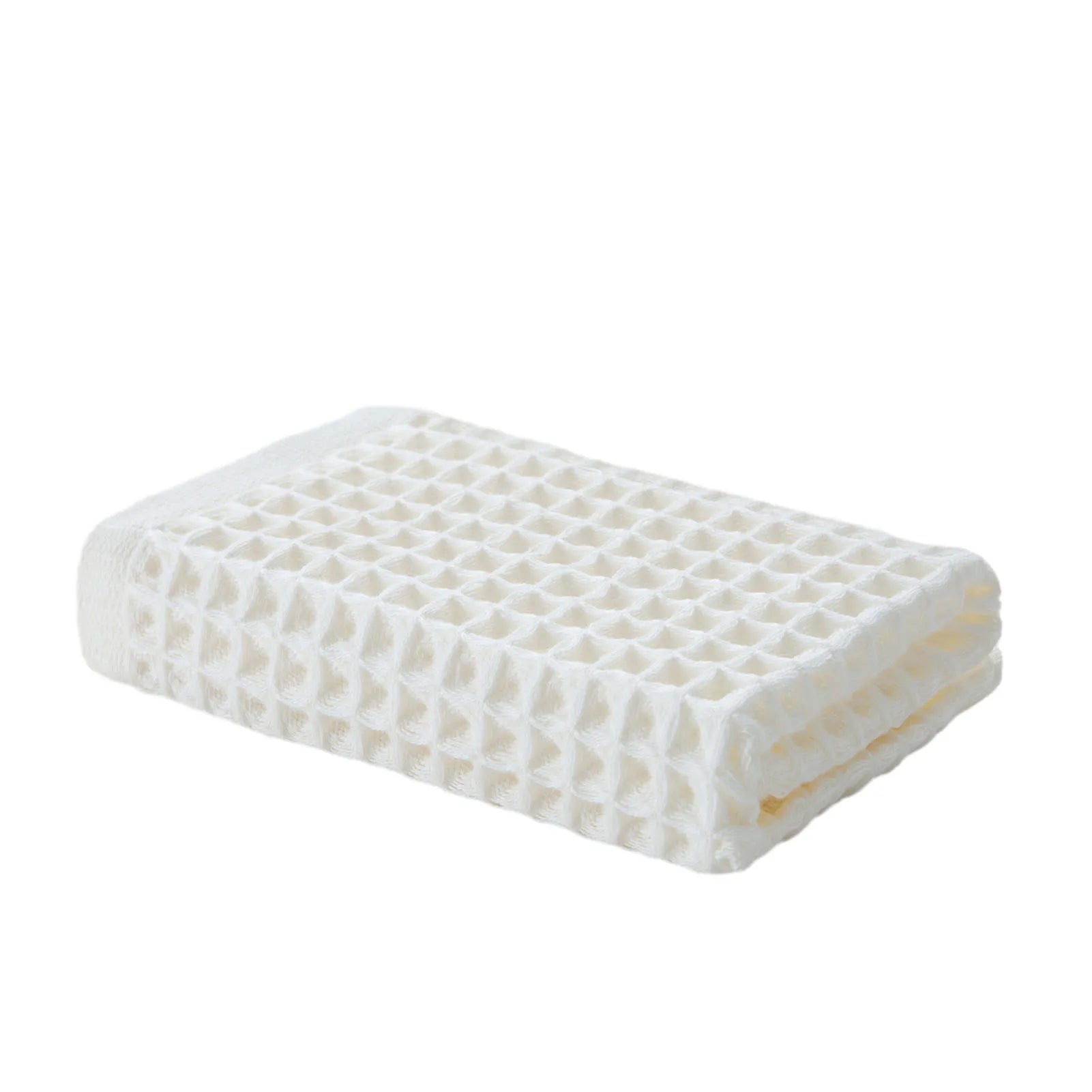 100% Cotton Waffle Towel – Lightweight, Quick-Dry & Absorbent