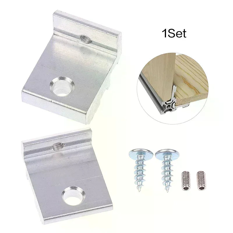 1Set Aluminum Profile Fixing Parts Side Panel Bracket Accessories 2020 3030 4040 High Quality Oasis Select