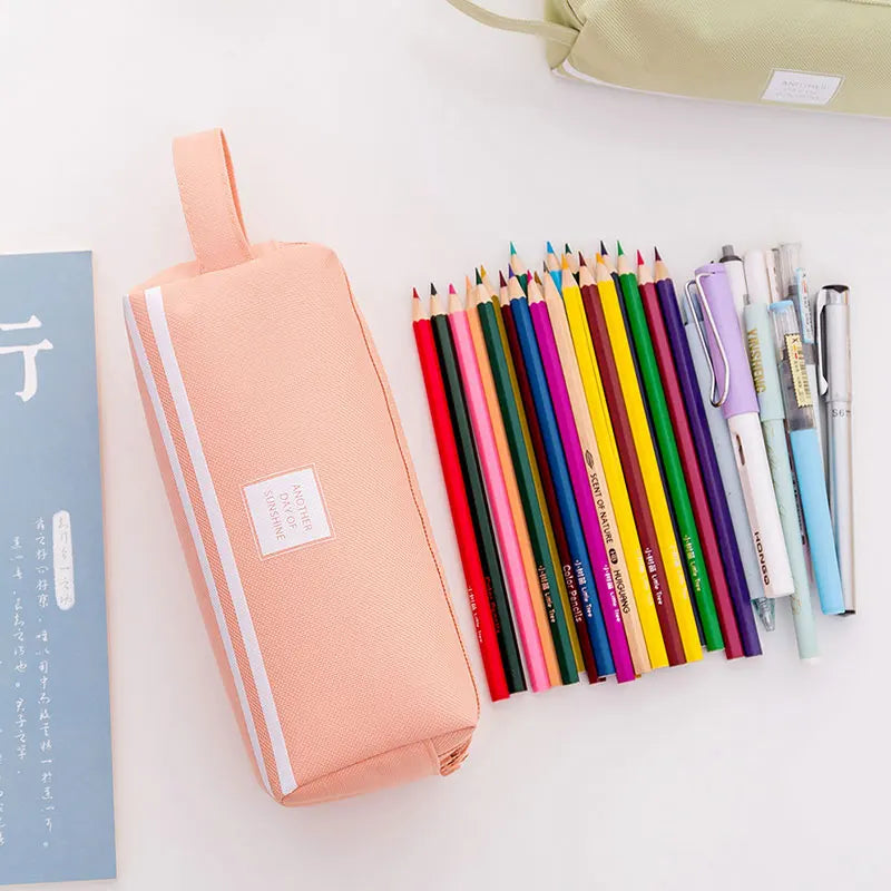 Large Capacity Pencil Case Kawaii Stationery Organizer School Office Supplies Back To School Pencil Boxes for Girls Boy Oasis Select