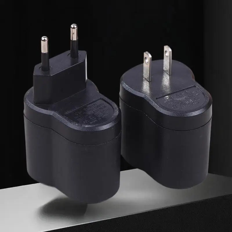 Auto Adapter with EU/US Plug-in; Car Charger Converts AC 220V to DC 12V for Cigarette Lighter Oasis Select