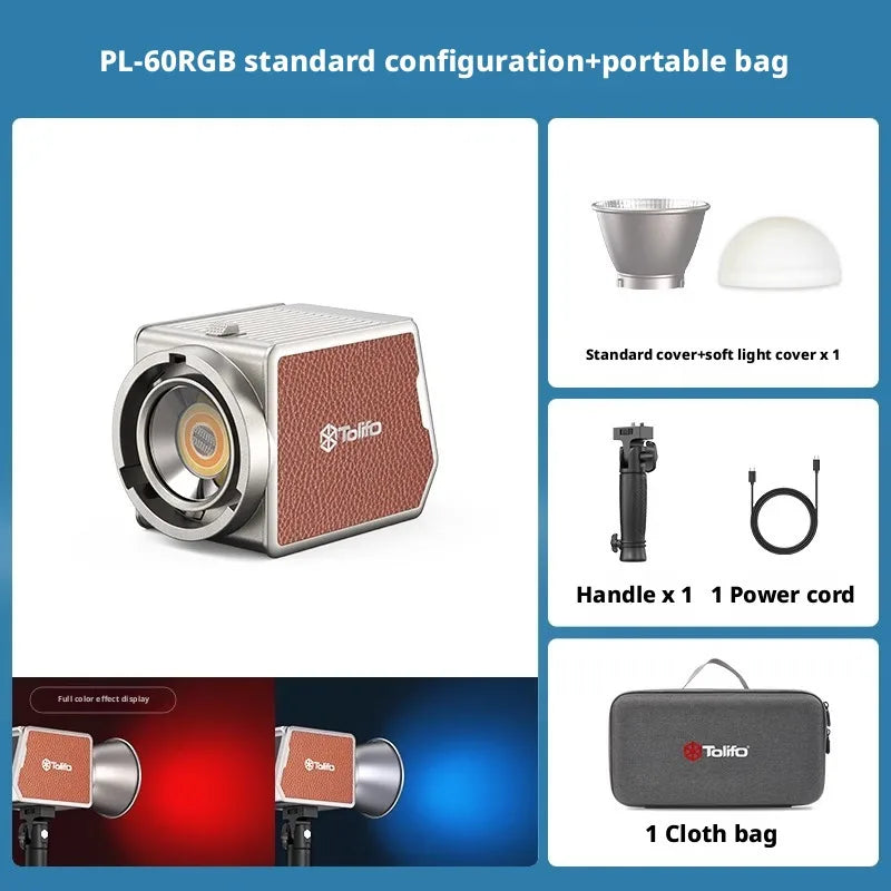 SHINEKNOT 100W RGB Handheld Fill Light – App Control | Outdoor