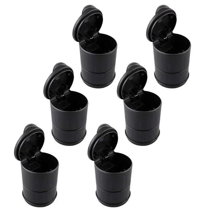 1/3/6Pcs New Car Ashtray Garbage Coin Storage Cup Container Cigar Ash Tray Car Styling Universal Size ashtray Oasis Select 6pcs