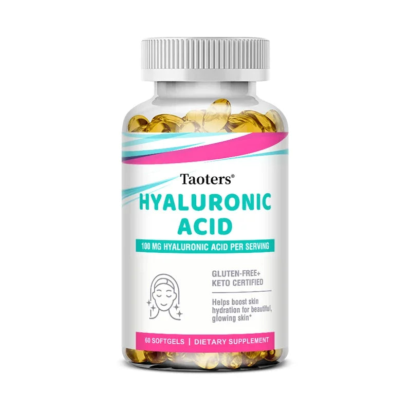 Collagen Capsules with Hyaluronic Acid & Vitamin C | Taoters