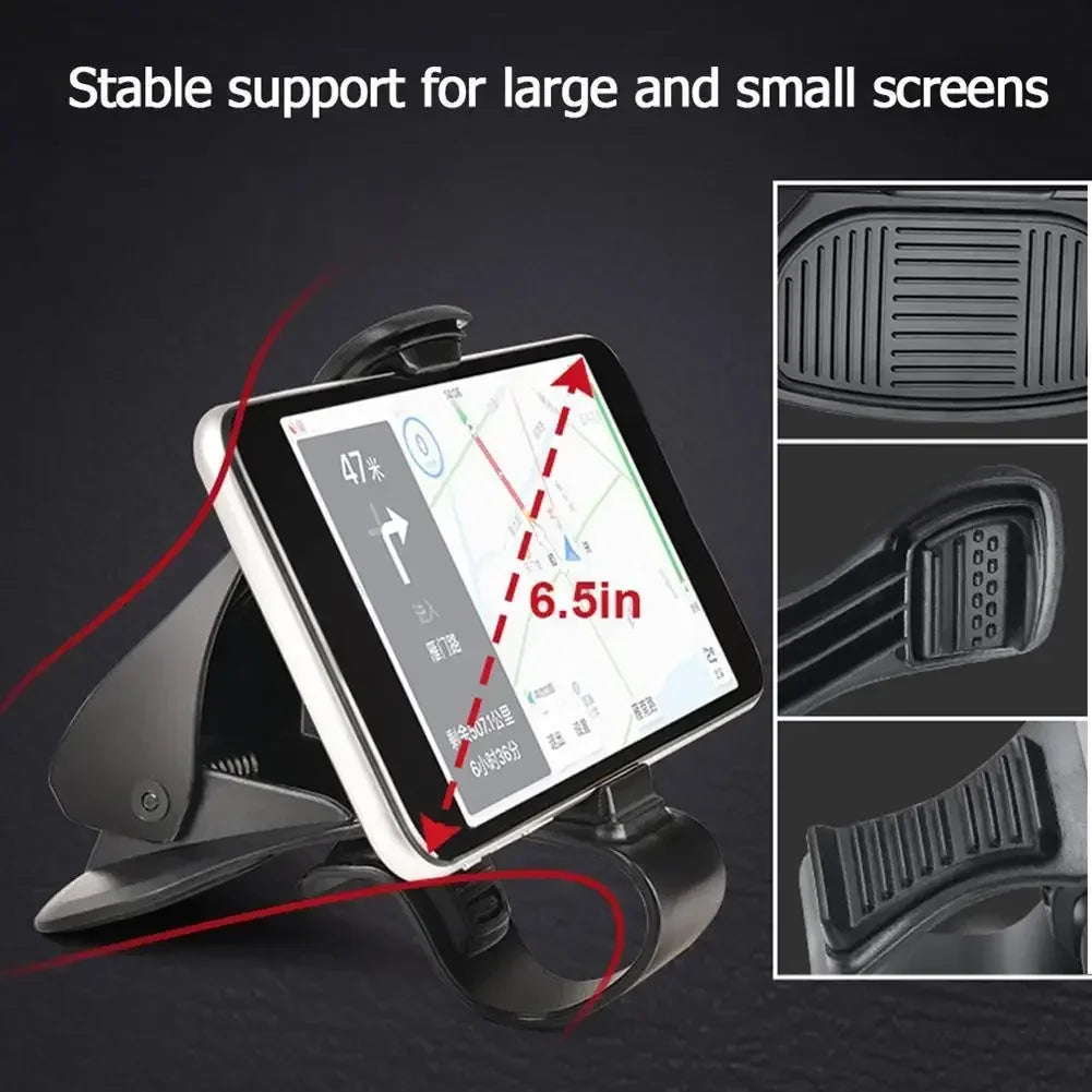 Rotatable Car Dashboard Phone Mount – Universal GPS Holder