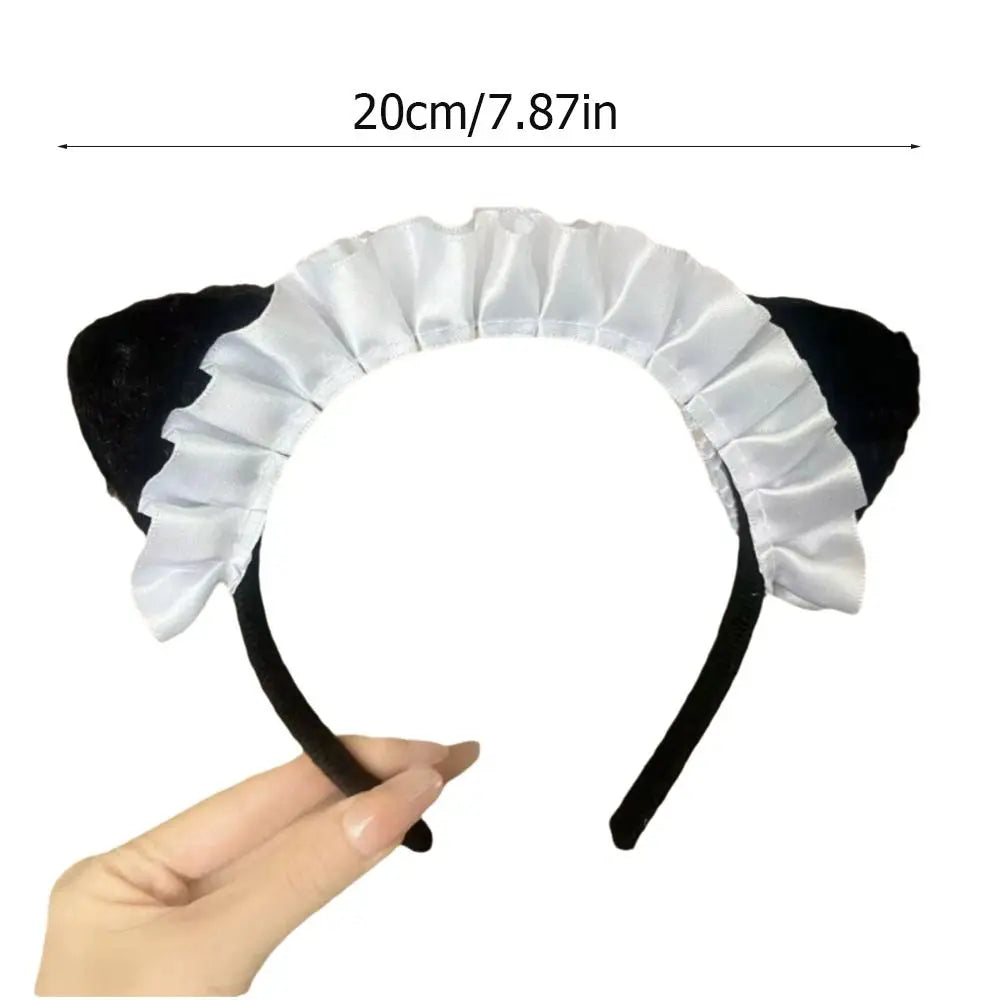 Lovely Polyester Cat Ear Headbands Japanese-Style Photography Props Lolita Hair Hoops Maid Cosplay Hair Accessories Stage Oasis Select
