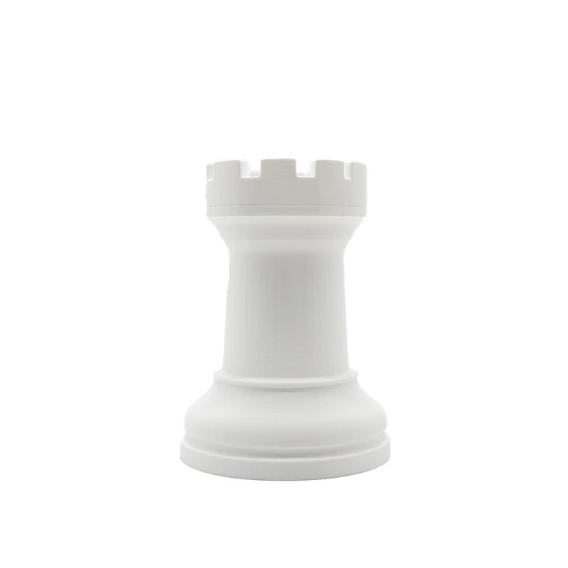 1pc Chess-Themed Pen Holder & Cosmetic Organizer - Portable Capacity Desk Storage Suitable for Home Office School,Back-to-School Oasis Select White
