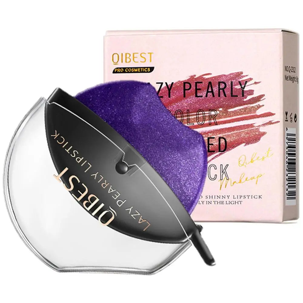 Lazy Pearl Lipstick – Pearlescent, Moisturizing & Waterproof Pearlescent Lipstick Oasis Select 02 China Mainland