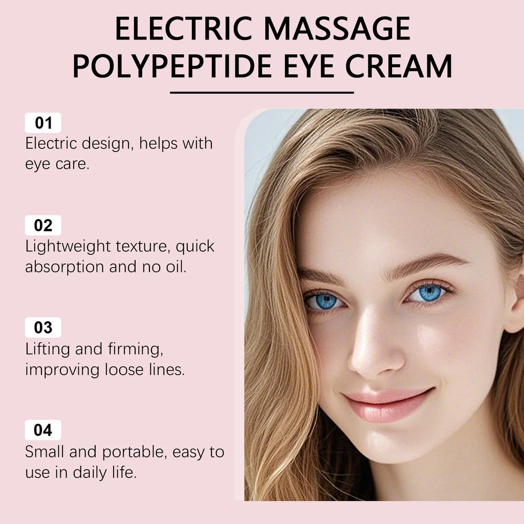 Electric Massage Polypeptide Firming Eye Cream – 50g Eye Cream Massager Oasis Select