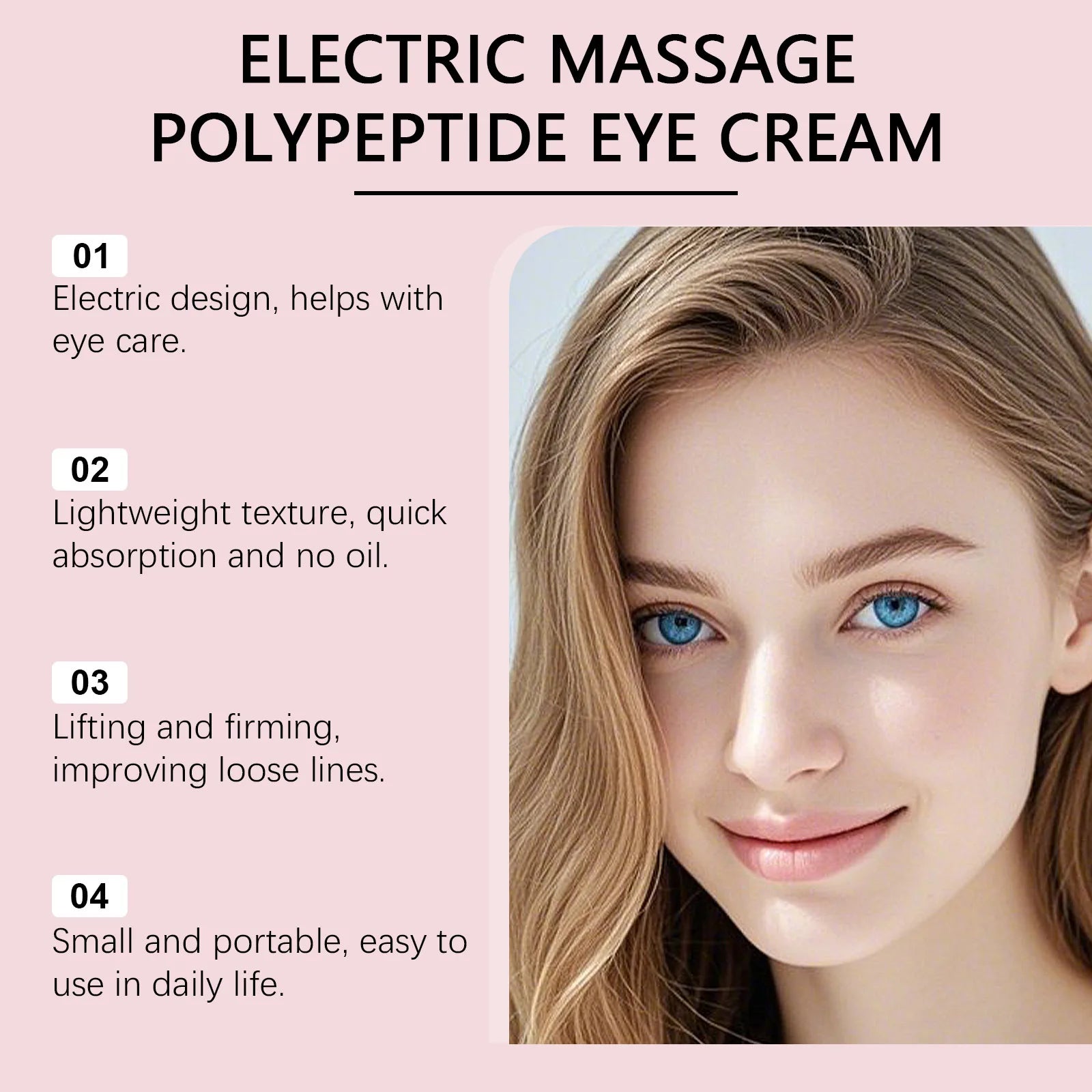 Electric Massage Polypeptide Firming Eye Cream – 50g Eye Cream Massager Oasis Select