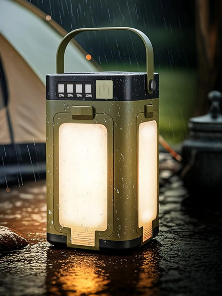 Shunmaii Solar Camping Lantern – Foldable Rechargeable LED Light Solar Camping Lantern Oasis Select