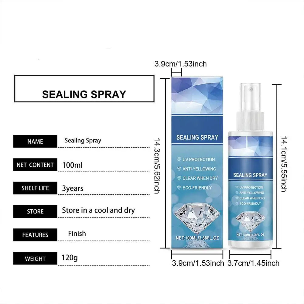 Premium 100ml Stone Art Sealer Spray, Fast Dry Clear Protective Sealant for Painted Stones, Diamond Painting & DIY Crafts Sealer Oasis Select