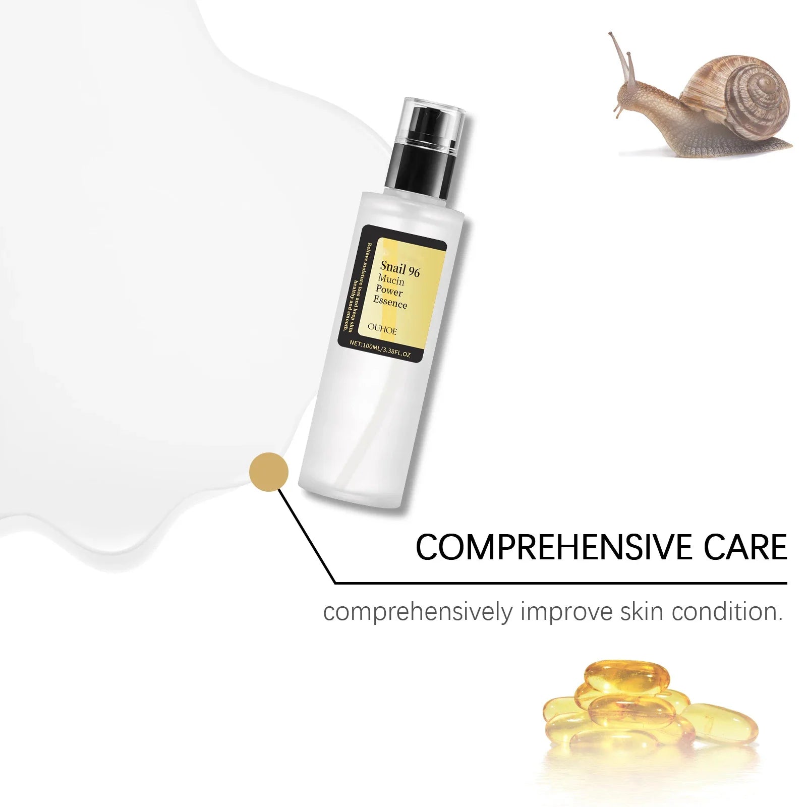 Snail 96 Mucin Power Essence Fading Fine Lines Moisturizing Lifting Firming Smoothing Nourishin Brightening Skin Care Oasis Select