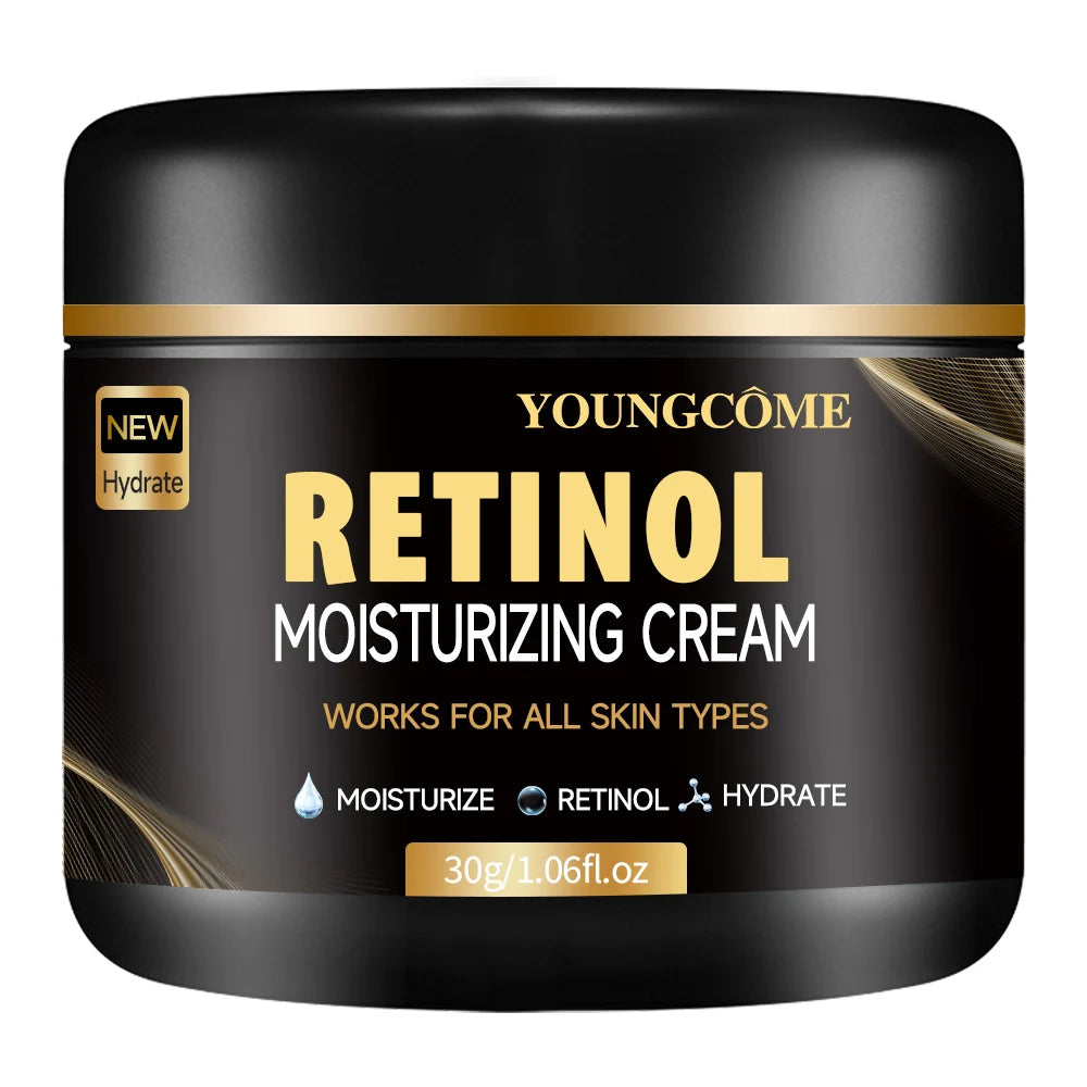 YOUNGCOME Men's Retinol Face Moisturizer Moisturizing Retinol Cream Anti-Wrinkle Aging Moisturizing Shrink Pores Smooth Retinol Oasis Select 30g
