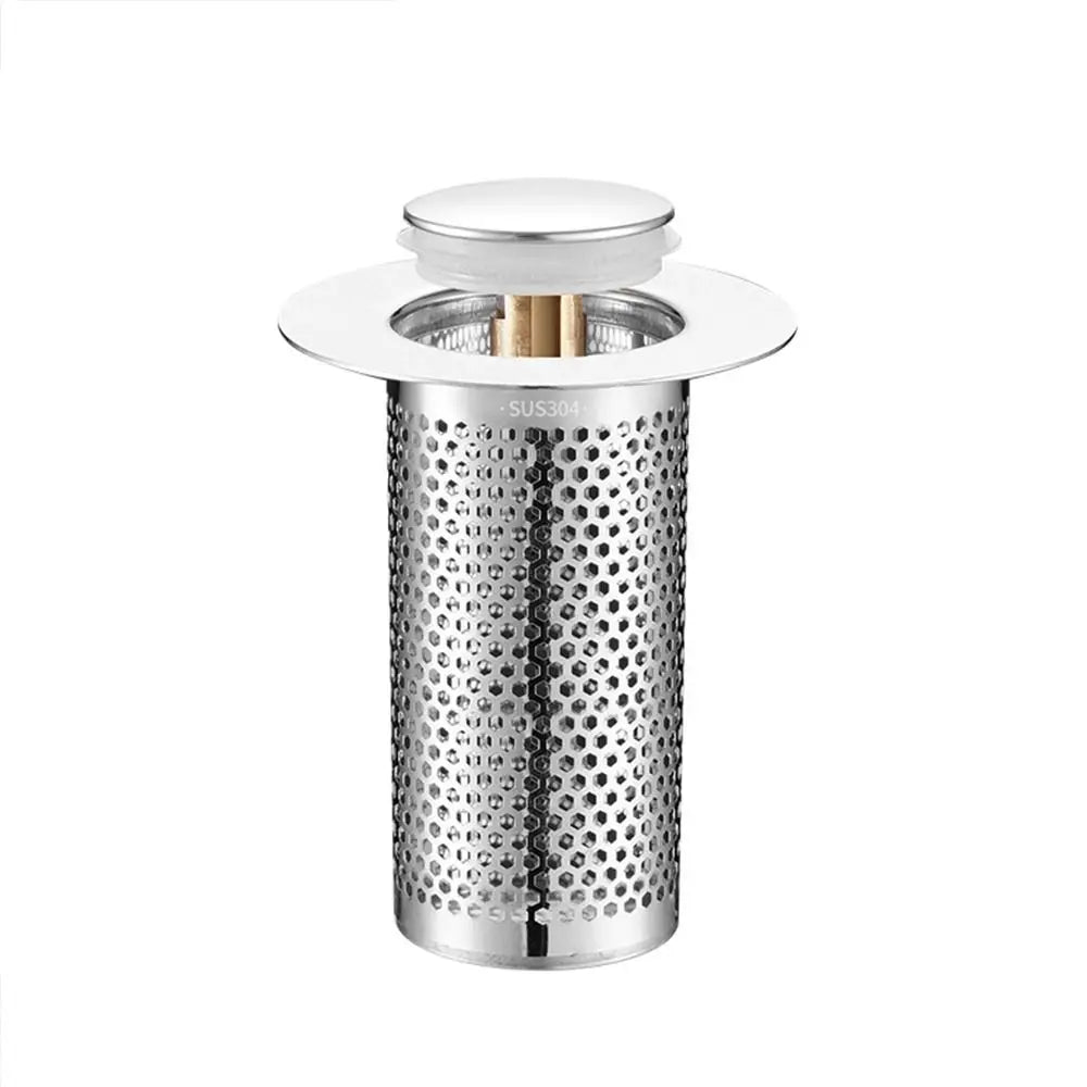 Useful Anti-clog Floor Drain Filter Mesh Stainless Steel Hair Trap Pop Up Drain Filter Shower Leak Net Bathroom Accessory Oasis Select