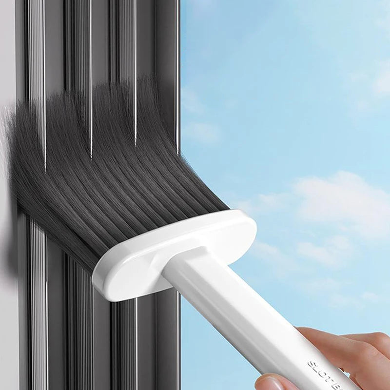 Multifunctional Home Cleaning Crevice Brush for Bathroom Kitchen Tile Dead-end Window Crevice Cove Dust Cleaning Tool Oasis Select