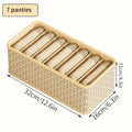 Closet Organizer Underwear Drawer Organizer Socks Bra Clothing Storage Box Wardrobe Organizer Clothes Cabinet Drawer Organizers Oasis Select 7 compartments