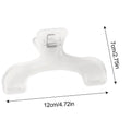 Plastic Book Clip Simple Reading Aid Fixed Book Holder Bookmarks Creative Design Practical Note Holder for Bookstore Page Marker