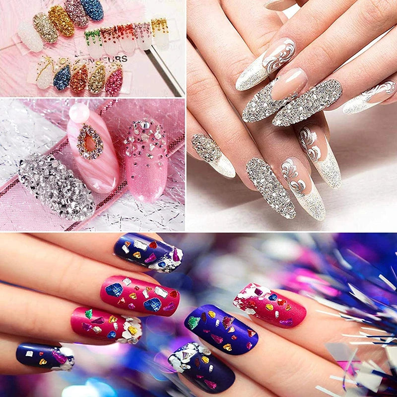 20g Glass Crushed Stone Irregularity Crystal Gravel Filling For DIY Epoxy Resin Mold Filler Crafts Decorative Nail Art Filler Oasis Select
