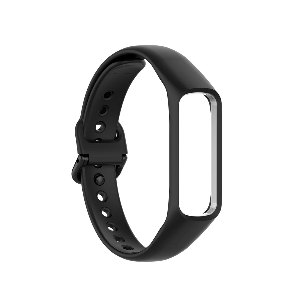 Samsung Galaxy Fit 2 SM-R220 Soft Silicone Replacement Band Smartwatch Band Oasis Select black