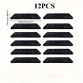 12Pcs Newest Carpet Non-slip Stickers Washable Anti Curling Carpet Patch General Reusable Floor Rug Mat General Fixed Sticker Oasis Select 12pcs