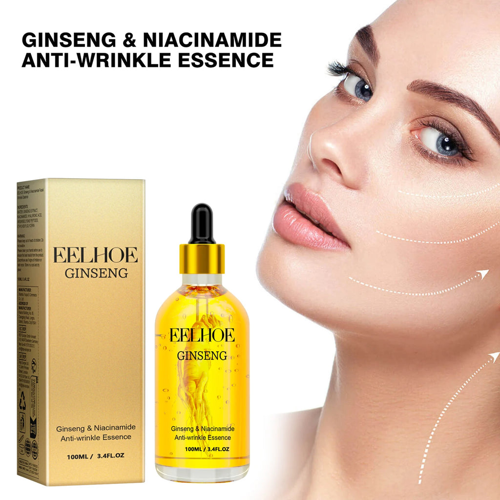 EELHOE Ginseng Essence for Skin Tightening Rejuvenate the Face Moisturing Nourishing Nicotinamide Hyaluronic Acid Facial Serum Oasis Select