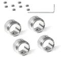2/4X M30x1.5 Radiator Thermostat Adapter Is Crafted From Stainless Steel, Offering Superior Rust Resistance Oasis Select 4PCS China Mainland