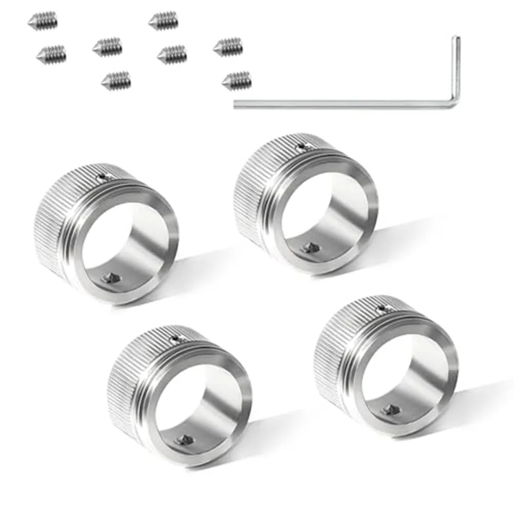 2/4X M30x1.5 Radiator Thermostat Adapter Is Crafted From Stainless Steel, Offering Superior Rust Resistance Oasis Select 4PCS China Mainland