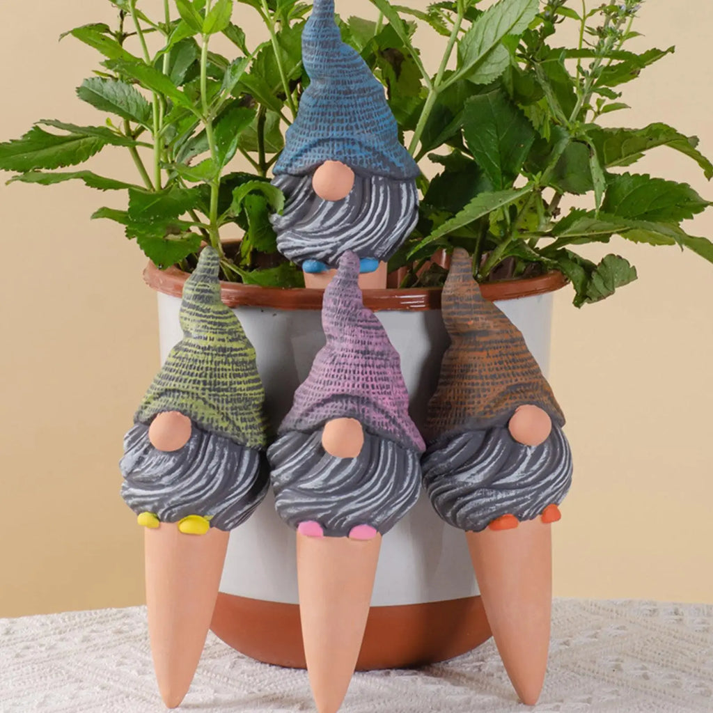 Automatic Potted Plant Watering SystemCute Gnome Shape Irrigation Spikes Efficient Self Watering Planter Insert Plant Waterer Oasis Select