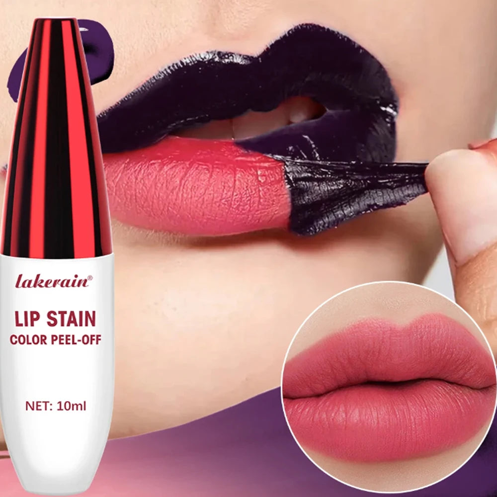 Lakerain Peel-Off Lip Stain – Waterproof Matte 3 Shades