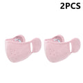 2-Pack Winter Fleece Earmuffs & Windproof Face Cover Unisex