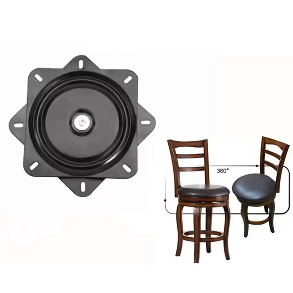 360° Steel Swivel Plate – Universal Bar Stool Turntable
