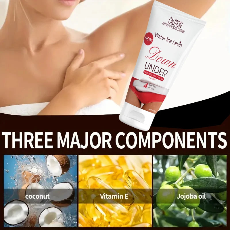Sensitive Skin Hair Removal Cream – Alcohol-Free Women 100g Hair Removal Cream Oasis Select