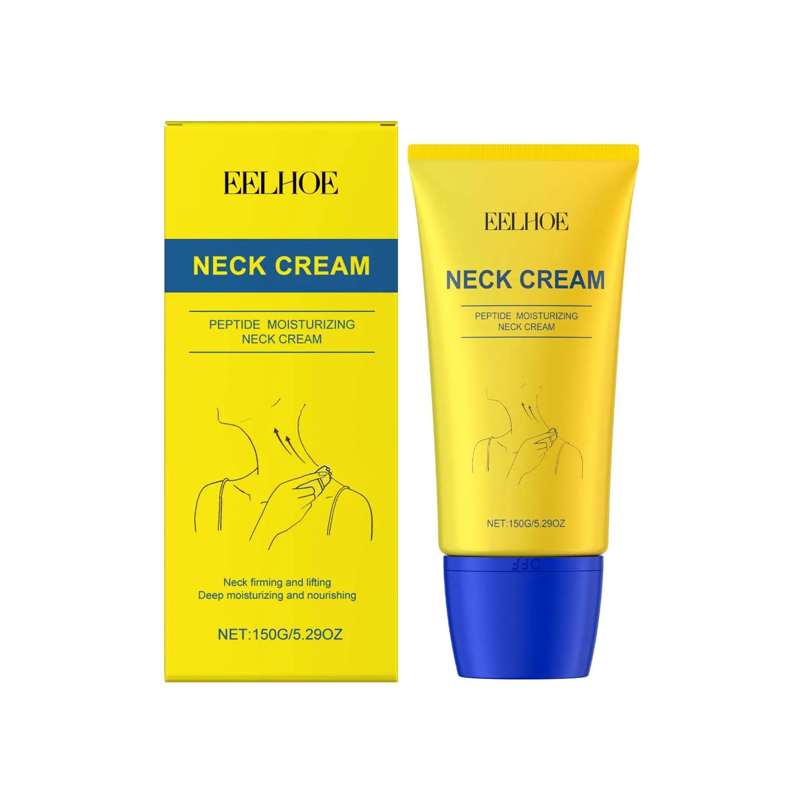 EELHOE Firming Neck Cream – Anti-Aging Lifting & Tightening Neck Firming Cream Oasis Select 150g Boxed