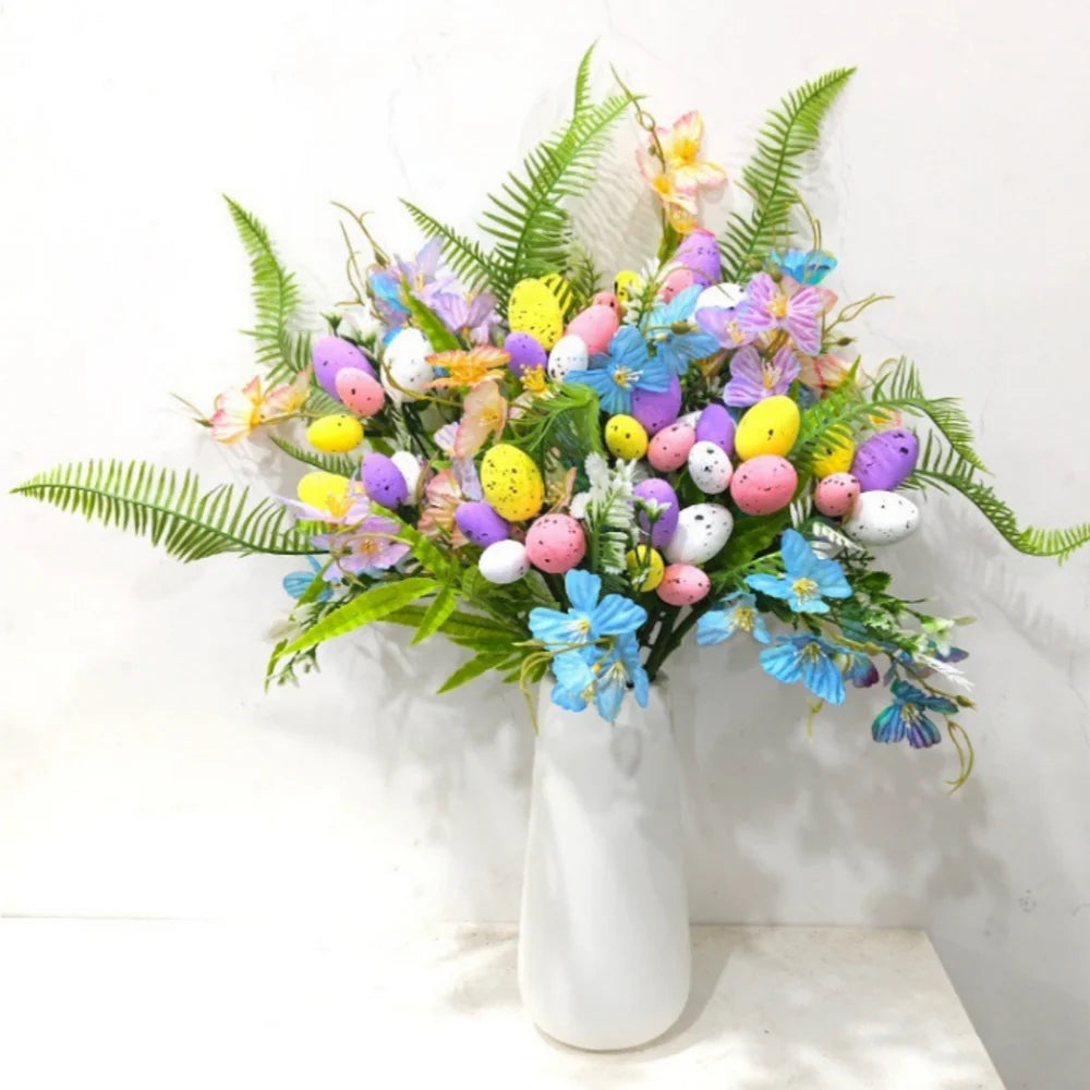 Easter Egg Flower Branch DIY Spring Tree Decoration | Rabbits