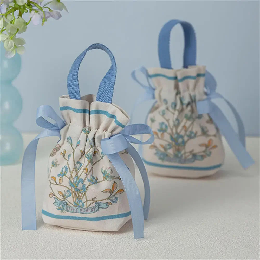 Canvas Drawstring Candy Gift Bags – Wedding & Party Favours