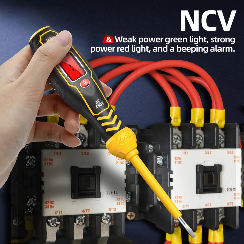 B19 Multifunctional Electrician Test Screwdriver Pencil AC Non-contact Induction Test Pen Voltage Tester Pencil Voltage Detector Oasis Select