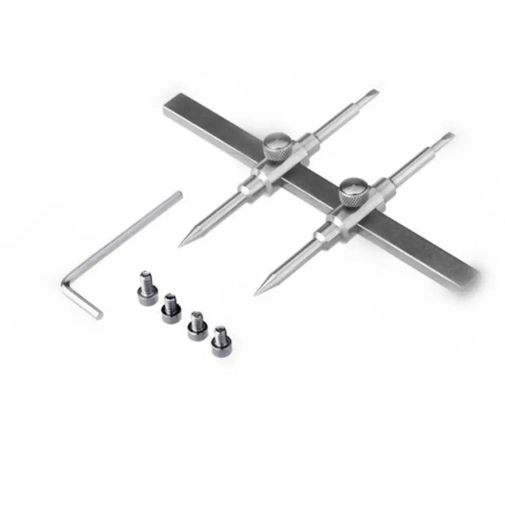 Camera Lens Openning Repairing Tool Kit 10-100mm Lens Repair Set with 3 Tips 6 Screws 2 Hexagon Wrench for DSLR Camera Oasis Select Bundle4